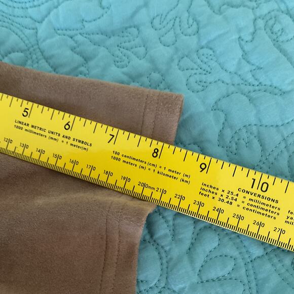 Paper Crane Womens Brown Faux Suede Mini Dress Large Brown OT30114A - Picture 9 of 9